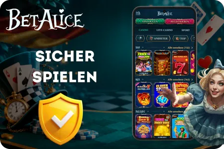 BetAlice App mit sicherer Anmeldung und Datenschutz