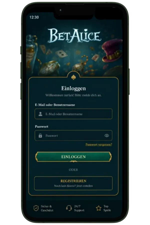 Tippen Sie auf BetAlice Casino